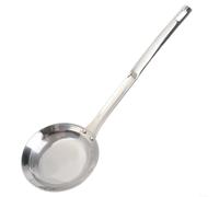 Mestolo Forato per professionale in Acciaio - Schiumarola da Cucina con Ergonomico per Scolare Pasta e Verdure - Filtrante Anti-ruggine per Brodo - Dimensione per media 27cm(medium)