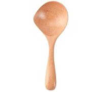 Mestolo in legno con manico lungo, grande pala in legno, da cucina, per snack, frutta, paletta per mescolare, professionale