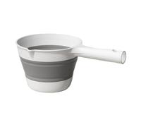 Mestolo per acqua da cucina, impugnatura ergonomica, a prova di fuoriuscite, cucchiaio pieghevole da bagno, in termoplastica PP, per cucinare, doccia, preparazione dei pasti