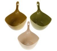 Mestolo per acqua in plastica da 3 pezzi, paletta per acqua da bagno di grande