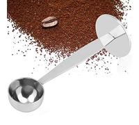 Mestolo per Caffè in Acciaio Inossidabile, Cucchiaino per Manomissione Misura Caffè Espresso Duplice Scopo Palette da Caffè Accessori per Macchine Caffè per Misurazione Caffè Polvere Proteica Spezie