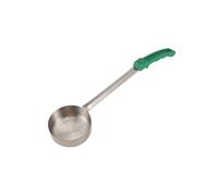 Mestolo per Salsa Spalmabile per Pizza Manico in Gomma Cucchiaio da Cucina a Fondo Piatto Cucchiaio da Cucina in Acciaio Inossidabile Cucchiaio