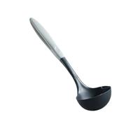 Mestolo per zuppa 2 in 1 Filtro Cucchiaio for Olio Manico Lungo Ramen Mestolo for Zuppa Schiumarola for Alimenti Colino for Pentola Calda Cucchiai Paletta for Porridge Separatore da Cucina(Grijs)