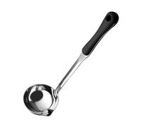 Mestolo per zuppa Home Colino da cucina Mestolo in acciaio inox Stoviglie for la tavola Cucchiaio da zuppa in acciaio inox Grande capacità