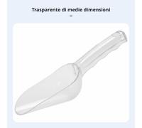Mestolo plastica, cucchiaio dosatore, utensile cucina