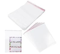 Mesybveo 60 Pezzi Sacchetti Plastica Trasparente 30x40cm, Buste Richiudibili Con Chiusura a Pressione, Riutilizzabili, Grande Capacità per Tutti i Tipi di Snack