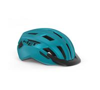 Casco multi MET ALLROAD con luce di sicurezza a LED 2024 - Taglia: M, Colore: Blu