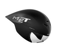 Met Casco Da Cronometro Drone Wide Body Ii Black Metallic / Glossy
