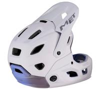 Casco integrale con mentoniera magnetica removibile MET Parachute MCR Mips 2026 - Taglia: L, Colore: Lilla