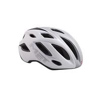 MET Casco Idolo XL Bianco/Argento 60-64, Unisex-Adulto