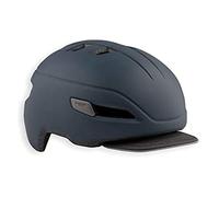 MET Corso Oil M 56 - 58 Casco, Unisex Adulto, Blu, M