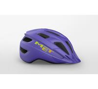 Casco bici bambino MET Crackerjack MIPS 2024 con luce a led - Colore: Viola