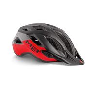 MET Crossover Casco da bicicletta Black Red M