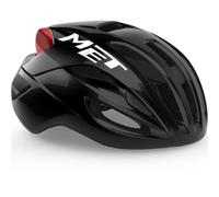 MET Casco da ciclismo unisex per adulti Rivale MIPS, nero rosso, S / 52-56 cm