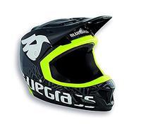 MET-Rx Bluegrass - Casco Brave, 3HELG08XLNE, Nero/Giallo, X-Large