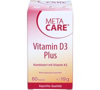 META-CARE Vitamina D3 Plus 10.000 UI + 80 μg K2 60 St PZN 17822516