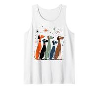 metà del secolo, Cani retrò, età atomica Moderna, Stile Anni '50 e '60 Canotta