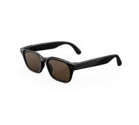 Meta Adventurer Large Nero classico | AI glasses unisex, Fotocamera da 12 MP, Traduzione in tempo reale - Risoluzione 3K HD - Oltre 8 ore di autonomia - Varie misure - Lenti marroni