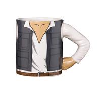 Meta Merch, Han Solo Star Wars Tea Coffee Mug Ceramic Han Solo 3D Arm