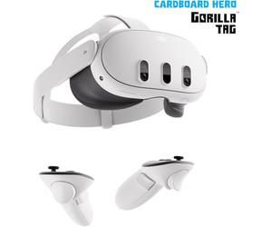 Meta Quest 3 512 GB, il Quest più potente - Le esperienze in realtà mista definitive - Bundle Cardboard Hero di Gorilla Tag - Amazon Exclusive