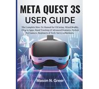 Meta Quest 3s User Guide: The Complete How-To Manual for VR Setup, Mixed Reality, Fitness Apps, Hand Tracking & Advanced Features; Perfect for Gamers, Beginners & Tech-Savvy enthusiasts.