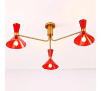 Metà Secolo Sputnik Stile Luce Lampadario Armatura Moderno Arredo Casa