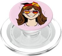 Metà Tedesco Mezzo Spagnolo Bambina, Spagna Italia ragazze PopSockets PopGrip per MagSafe