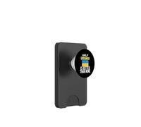 Metà ucraino è meglio di nessuno divertente citazione ucraina PopSockets PopWallet per MagSafe