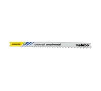 Metabo 5 Lame per seghetto alternativo a U "Universal wood+metal" 107/2,4-5,0mm, progressivo BiM, codolo universale Quantità:5