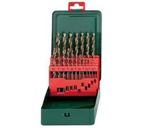 Metabo 627157000 hss kit punte a spirale da metallo 19 parti cobalto din 338
