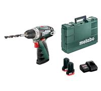 Metabo 600080500 Trapano Avvitatore Powermaxx, 2000 W, 10.8 V
