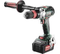 metabo 602362500 GB 18 LTX BL Q I Trapano avvitatore con funzione di maschiatura + 2 batterie 18 V 5,2 Ah Li-ION + Scatola Colore