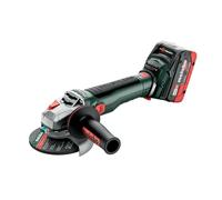 Metabo WB 18 LT BL 11-125 Quick Smerigliatrice angolare a batteria 18 V (smerigliatrice/smerigliatrice/smerigliatrice con 2 batterie ricaricabili, caricatore in metaBOX 165 L) # 613054660