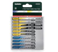 Metabo Assortimento di lame per seghetti alternativi 3, legno+metallo+plastica, 10pz., HCS/HSS, 6x legno, 4x metallo Quantità:1