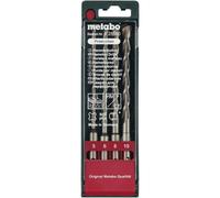 Metabo 625580000 Acciaio Kit punte perforatrici 4 parti 5 mm, 6 mm, 8 mm, 10 mm