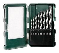 Metabo 626705000 Kit punte a spirale da legno 8 parti 3 mm, 4 mm, 5 mm, 5.5 mm,