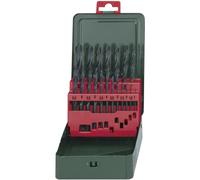 Metabo 627151000 HSS Kit punte a spirale da metallo 19 parti 1 mm, 1.5 mm, 2