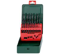 Metabo 627151000 HSS-R Cassetta con 19 Punte da Trapano, per Metallo [Importato da Germania]