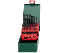 Metabo 627152000 - Cassetta 25 punte per trapano HSS-R