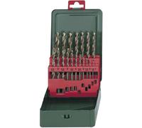 Metabo 627157000 HSS Kit punte a spirale da metallo 19 parti Cobalto DIN 338