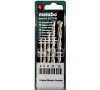 Metabo 627180000 Kit punte per calcestruzzo 5 parti 4 mm, 5 mm, 6 mm, 8 mm, 10