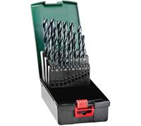 Metabo 627667000 Kit punte a spirale da metallo 25 parti 1 mm, 1.5 mm, 2 mm,