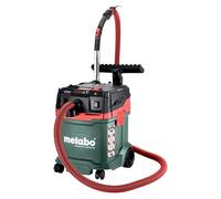 Metabo Aspirapolvere a batteria AS 36-18 H 30 PC-CC 18 V, classe di polvere H, con modalità boost, senza batteria, arresto di aspirazione per aspirazione a umido, sistema rapido, aspirapolvere a umido