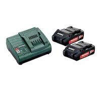 Metabo Basic-Set 2 x 2.0 Ah 685161000 Batteria per elettroutensile 18 V 2.0 Ah
