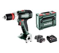 Metabo BS 614052500 - Trapano avvitatore a batteria, batteria e custodia in plastica (18 V, 2 batterie LiPOWER da 2 Ah, diametro foro 13 mm/36 mm, peso 1,6 kg)