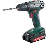 BS 18 Trapano con impugnatura a pistola Nero, Verde 1600 Giri / min Ioni di Litio 2000 Ah 1,3 kg
