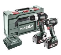 Metabo BSLBL+SSD200LTBL -Akku-Bohrschrauber, Akku-Schlagschrauber incl. batería recargable, incluye cargador