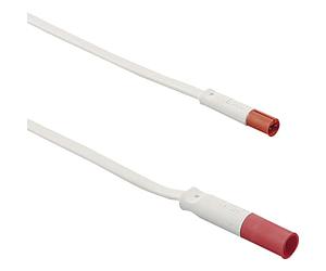 Metabo Elektra-Mini connettore di prolunga codificato, 230 V, Lunghezza 2000 mm, in plastica, Colore: Bianco, Argento