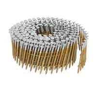 Metabo HPT 13363HPT - Chiodi di raccordo a spirale con filo fascicolato, testa rotonda completa, gambo ad anello, zincati a caldo, confezione da 3600