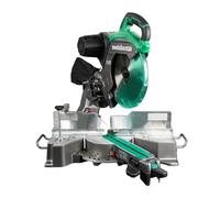 Metabo HPT Sega troncatrice scorrevole da 30,5 cm, doppia smussatura, Xact Cut Shadow Line, garanzia di 5 anni, C12RSH3
